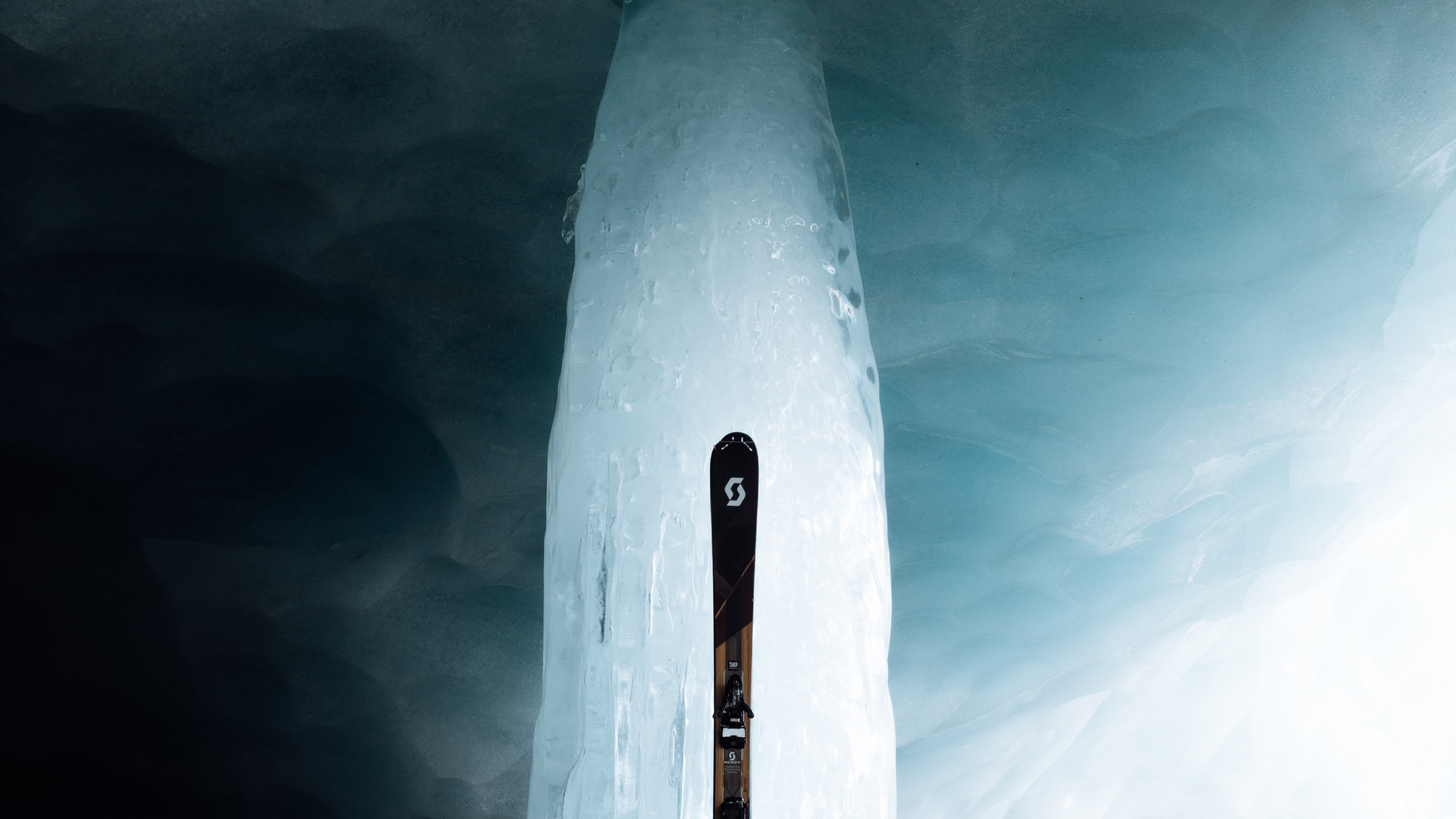 Ice caving
